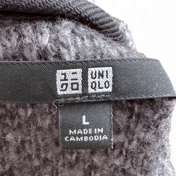 UNIQLO Long Knit Open-Front Cozy Cardigan (L) - Picture 3 of 6